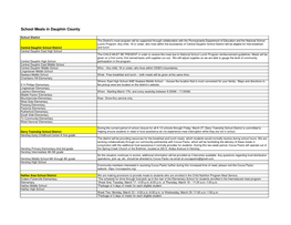 School Meals in Dauphin County