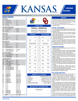 @Kusoftball @Kusoftball #Kusoftball KANSAS SCHEDULE