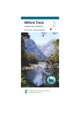 Milford Track Independent Walkers Brochure