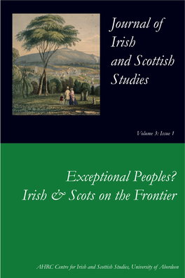 Irish & Scots on the Frontier