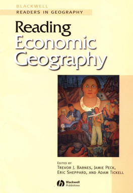 Reading Economic Geography (Blackwell Readers in Geography)