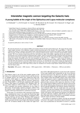 Interstellar Magnetic Cannon Targeting the Galactic Halo: a Young Bubble