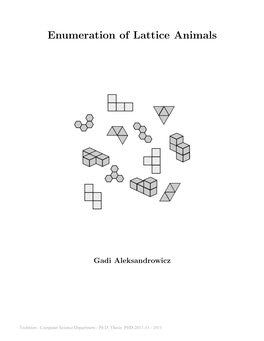 Enumeration of Lattice Animals