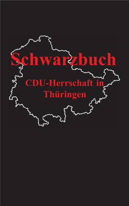 Schwarzbuch CDU-Herrschaft in Thüringen