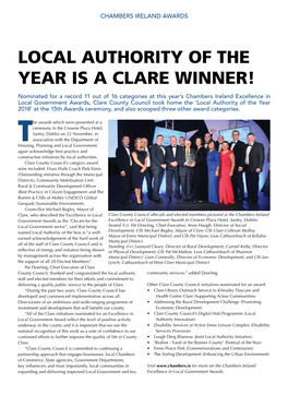 Local Authority of the Year Is a Clare Winner!