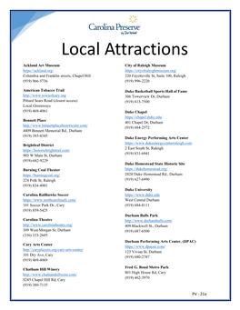 Local Attractions