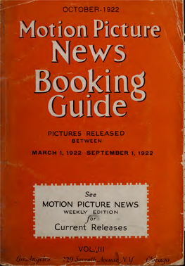 Motion Picture News Booking Guide (1922)