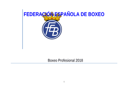 Federación Española De Boxeo