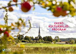 Ekerö Kulturmiljö- Program