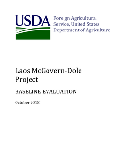 Laos Mcgovern-Dole Project