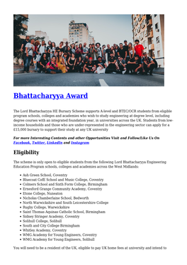 Bhattacharyya Award