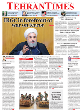 IRGC in Forefront of War on Terror