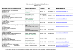 Pfarramt Und Kirchengemeinde