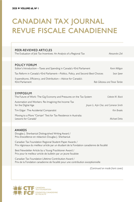 The Evaluation of Job Tax Incentives: an Analysis of a Regional Tax Alessandro Zeli