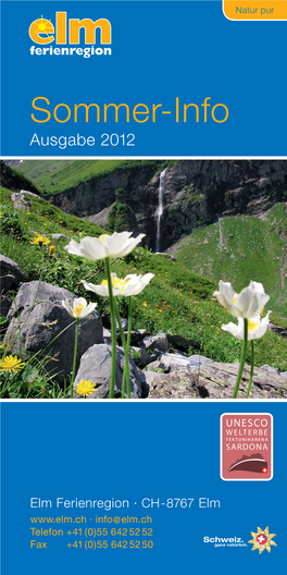 Sommer-Info Ausgabe 2012