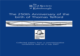 250Th Anniversary of the Birth of Thomas Telford