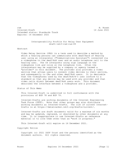 Rum B. Rosen Internet-Draft 14 June 2021 Intended Status: Standards Track Expires: 16 December 2021