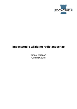 Rapport Onderzoek Radiomarkt