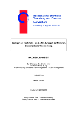 Bachelorarbeit Miriam Filkorn