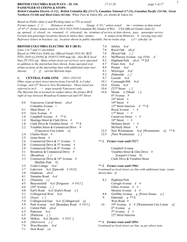 1 British Columbia Railways