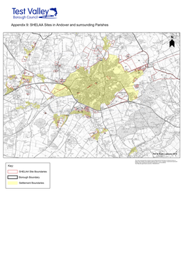 Appendix 9: SHELAA Sites in Andover and Surrounding Parishes N