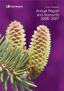 Forest Research Annual Report and Accounts 2006-2007 (PDF, 3.9MB)