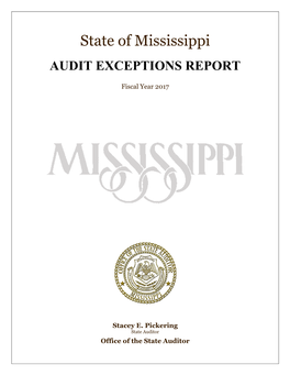 Audit Exceptions Report