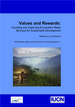 Values and Rewards: Counting and Capturing Ecosystem Water Services for Sustainable Development