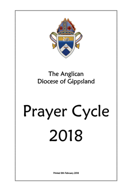 Prayer Cycle 2018