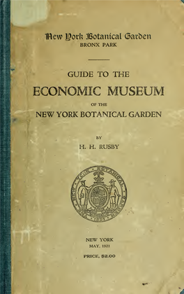 Guide to the Economic Museum of the New York Botanical Garden