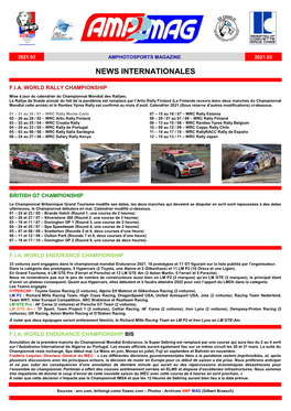 News Internationales