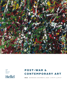 Post-War & Contemporary