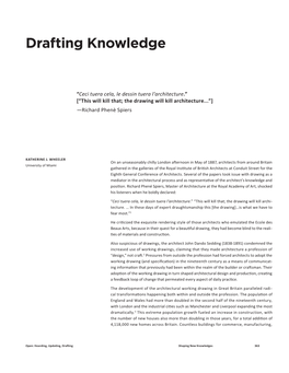 Drafting Knowledge