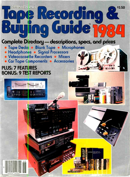 Tape Recording Guide