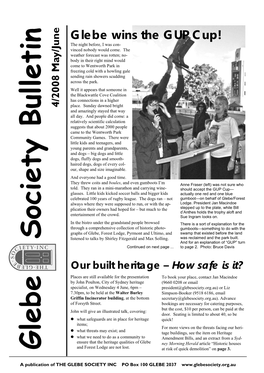 Glebe Society Bulletin 2008 Issue 04