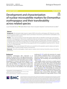 Development and Characterization of Nuclear