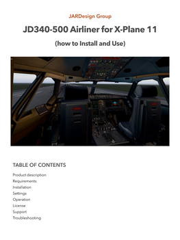 JD340-500 Airliner for X-Plane 11 (How to Install and Use)