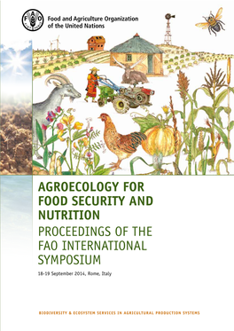 Agroecology for Food Security and Nutrition Proceedings of the Fao International Symposium Fao