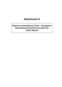 Attachment A