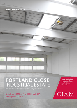 Portland Close Industrial Estate