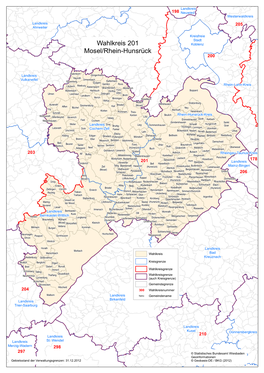 Wahlkreis 201 Mosel/Rhein-Hunsrück