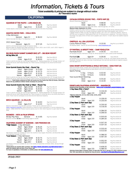 ITT Price List