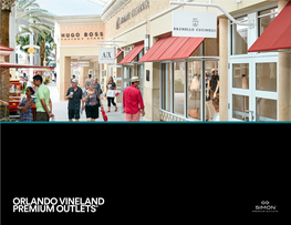 Orlando Vineland Premium Outlets® the Simon Experience — Where Brands & Communities Come Together
