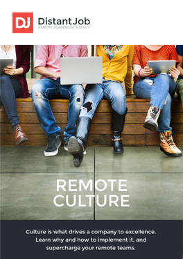 Build Company Culture in Remote Team