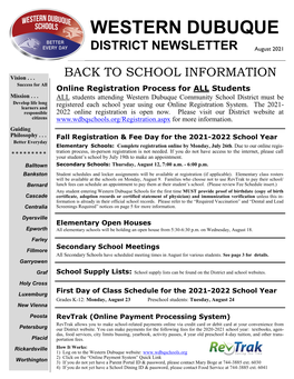 School Newsletter