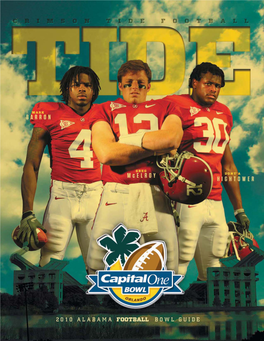 2010 Alabama Postseason Football Media Guide