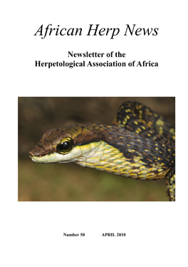 African Herp News
