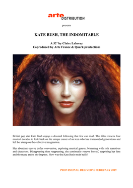 Kate Bush, the Indomitable