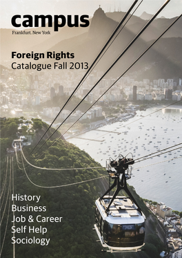 Foreign Rights Catalogue Fall 2013 History Business Job & Career Self