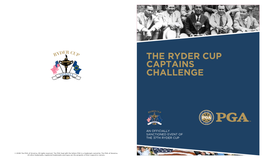 The Ryder Cup Captains Challenge